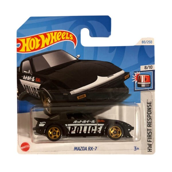 Mazda RX-7 Black Police