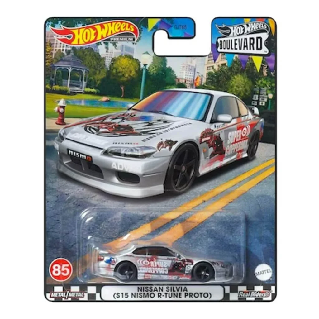 Hot Wheels Premium Nissan Silvia S15 Nismo R-Tune количка – Boulevard JDM модел во Македонија