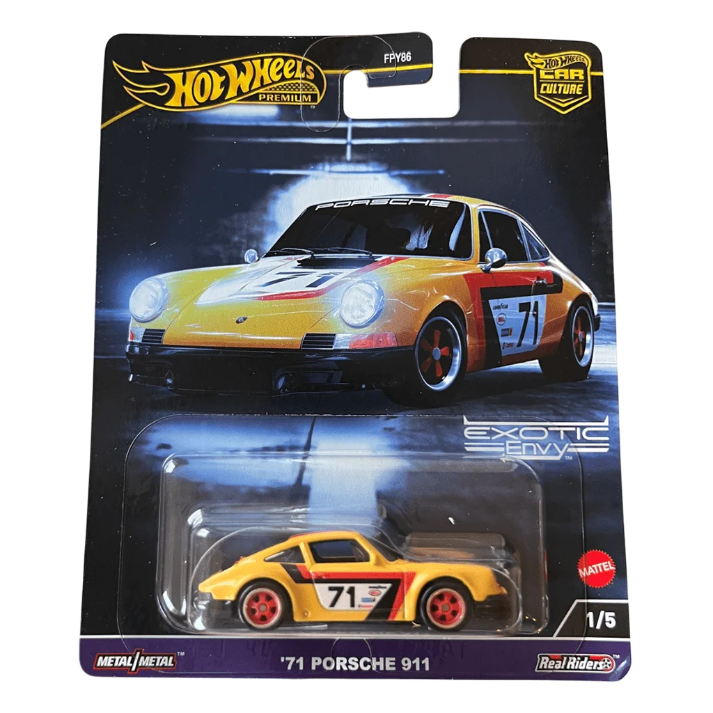 Hot Wheels 1971 Porsche 911 Exotic Envy колекционерска количка Makedonija