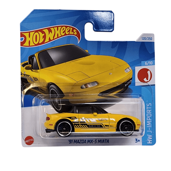 91 Mazda MX-5 Miata Yellow