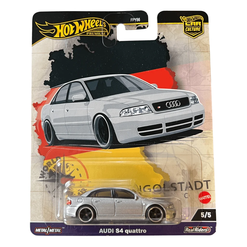 Audi S4 Quattro Silver Hot Wheels Premium MK Makedonija