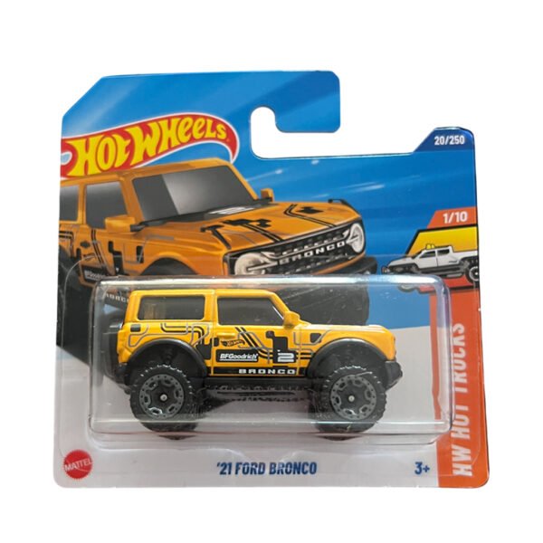 21 Ford Bronco Yellow