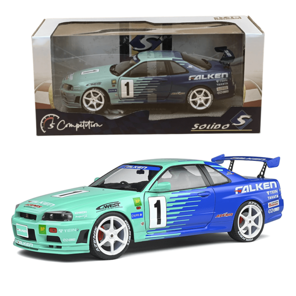Nissan Skyline GT-R (R34) Green & Blue