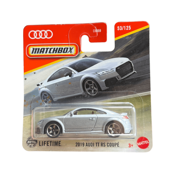 2019 Audi TT RS Coupe Silver Audi Matchbox Makedonija MK