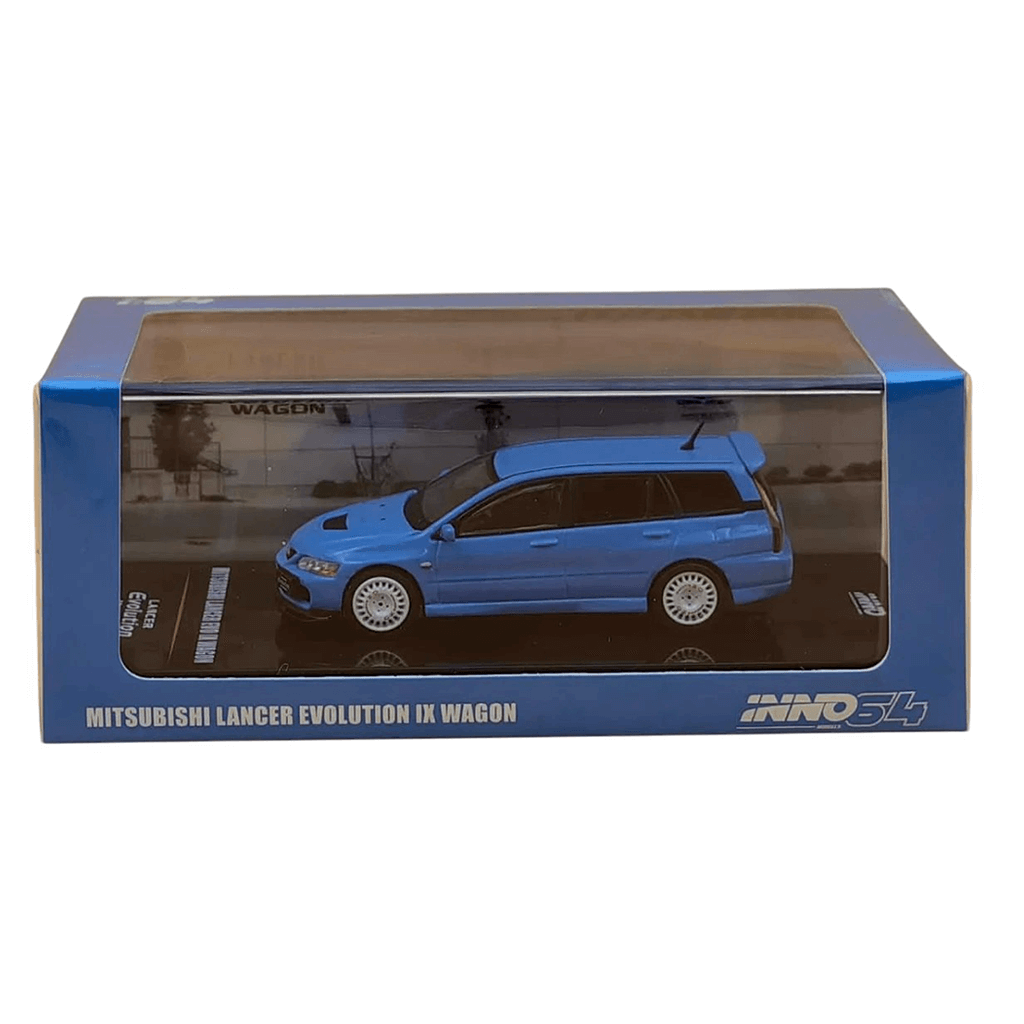 Mitsubishi Lancer Evo IX Wagon Blue Inno Makedonija 3