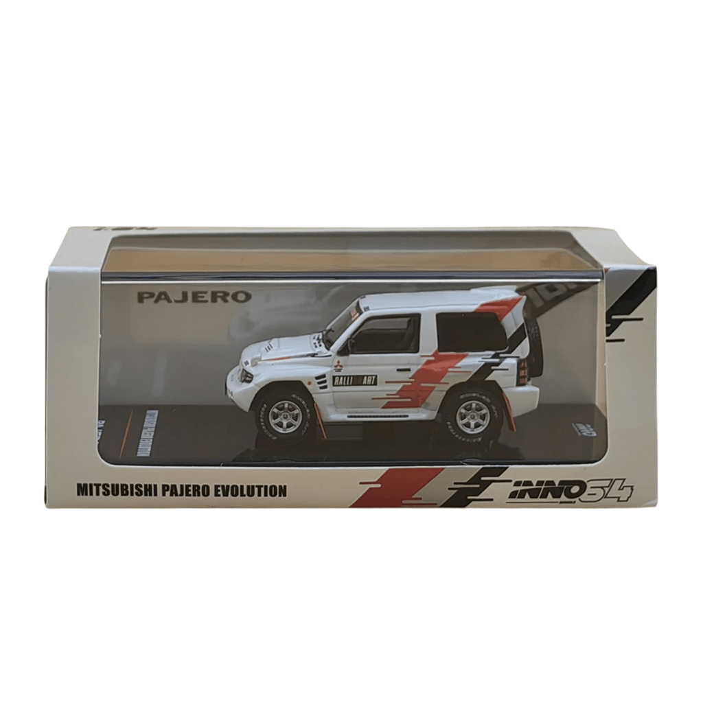 Mitsubishi Pajero Evolution RallyArt White Inno Makedonija 2