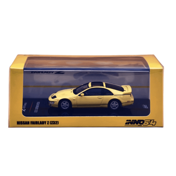 Nissan Fairlady Z Z32 Yellow with extra wheels Inno Makedonija 4