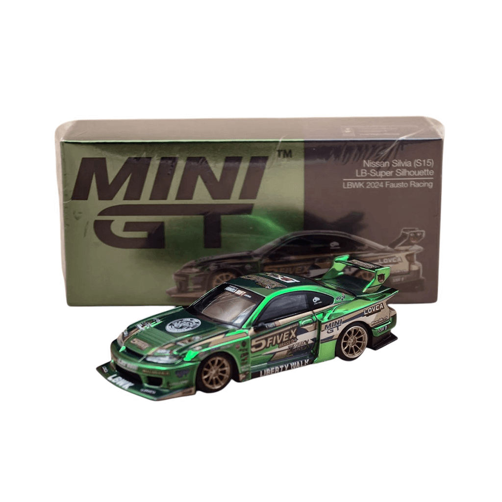 Nissan Silvia S15 LB Super Silhouette LBWK 2024 Fausto Racing Mini GT MK 4