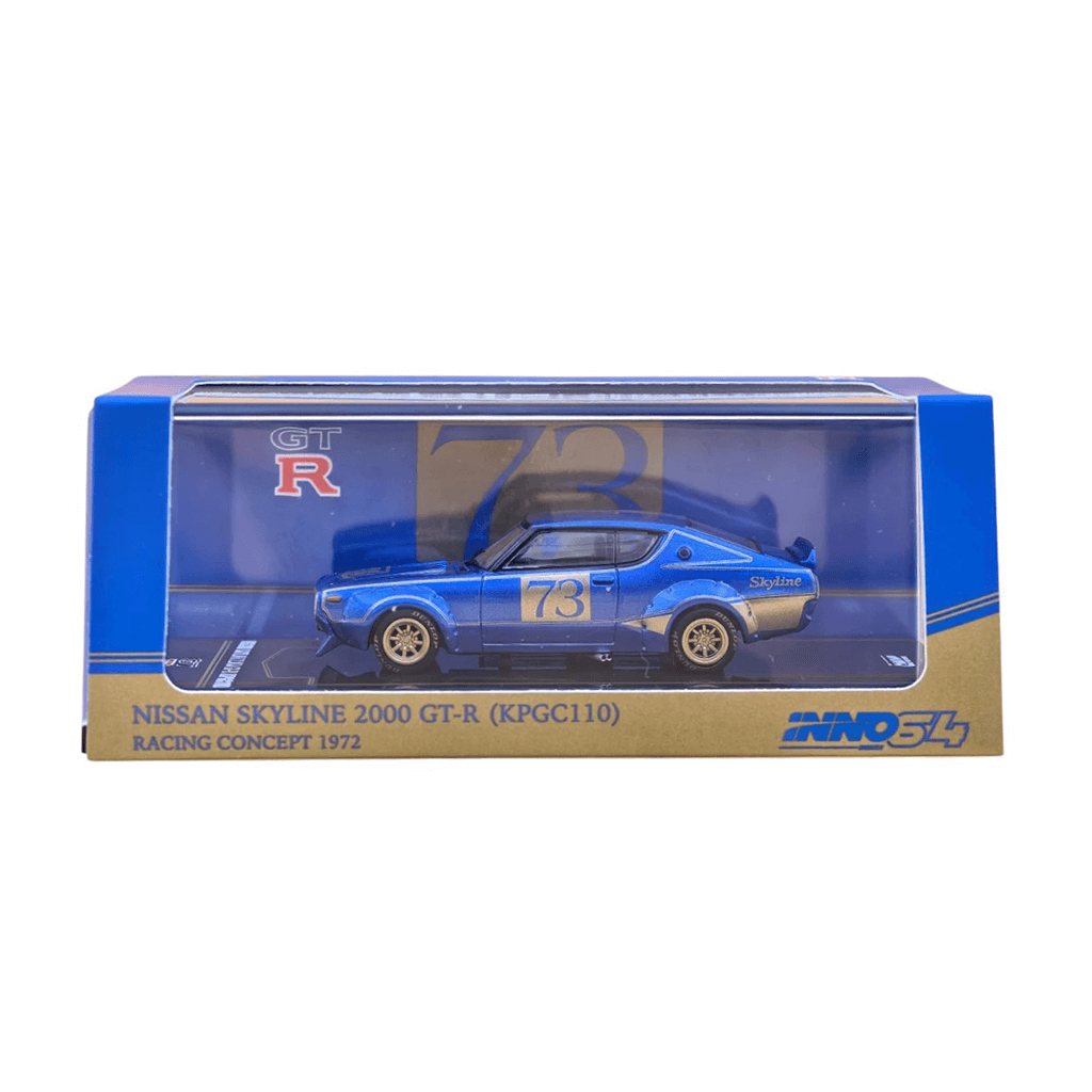 Nissan Skyline GT-R Racing Concept 1972 Blue Inno Makedonija 4
