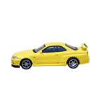 Nissan Skyline Gt-R R34 V-Spec Lightning Yellow Mini GT MK 2