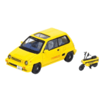 1984 Honda City Turbo II yellow version with white Motocompo Inno Makedonija 1