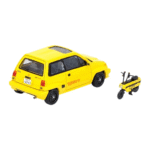 1984 Honda City Turbo II yellow version with white Motocompo Inno Makedonija