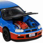 2000 Nissan Skyline GT R (R34) Solid Pack Chevron Special Edition Series 1 Greenlight Makedonija