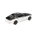 BMW i7 xDrive60 Alpine White/Black Sapphire 2024 (LHD) Mini GT Makedonija 2