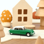 Citroen DS 19 1958 Green/White roof (1:58) NOREV Makedonija