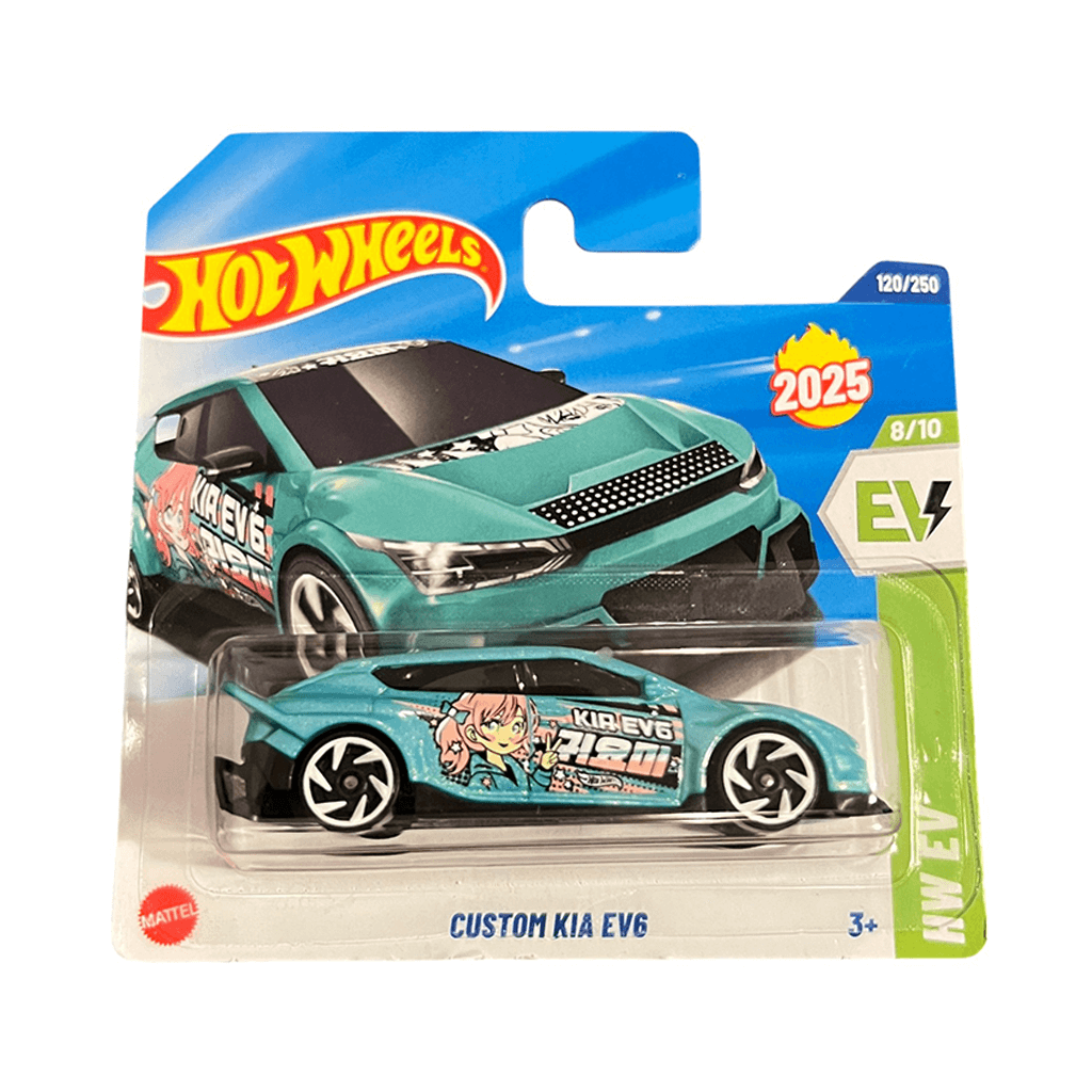 Custom Kia EV6 Light Blue Hot Wheels MK