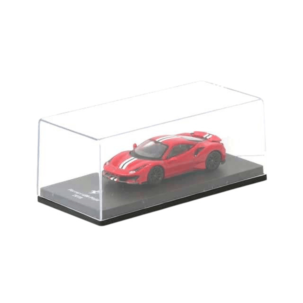 Ferrari 488 Pista Red/White/Black 2018 with Showcase Edicola Makedonija