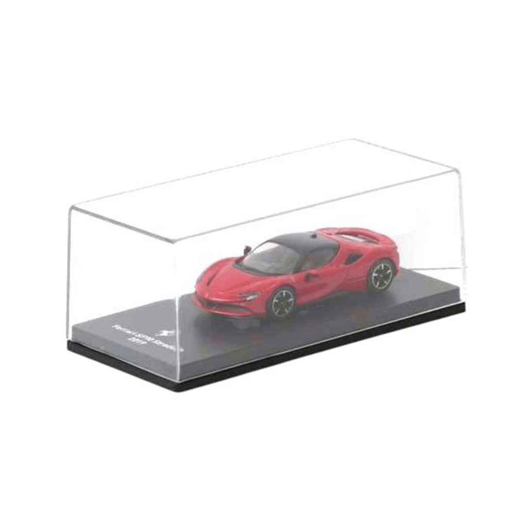 Ferrari SF90 Stradale Red/Black 2019 with Showcase Edicola Makedonija