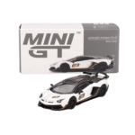 Lamborghini Aventador SVJ 63 Bianco Asopo 2022 (LHD) Mini GT Makedonija