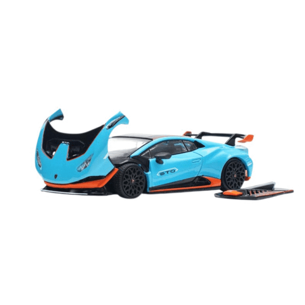 Lamborghini Huracan STO Blu Laufey/Arancio Xanto 2021 Pop Race Makedonija 1