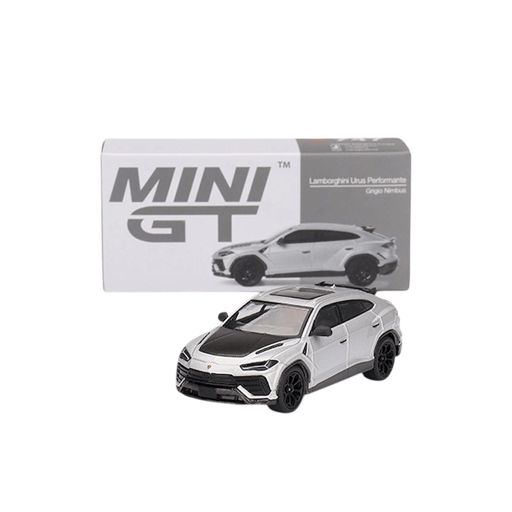 Lamborghini Urus Performante Grigio Nimbus Grey 2024 (LHD) Mini GT Makedonija 4
