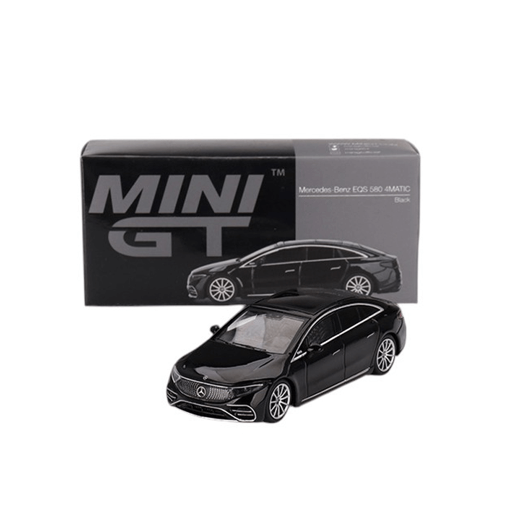 Mercedes Benz EQS 580 4MATIC Black 2023 (LHD) Mini GT Makedonija 4