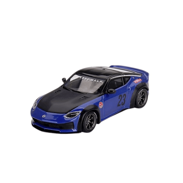 Nissan Z400 Lb Nation Works Seiran Blue 2024 (Lhd) Mini GT Makedonija 2