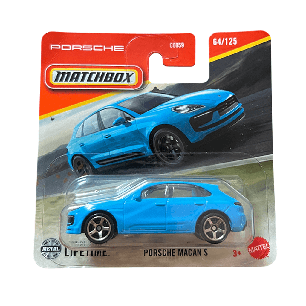 Porsche Macan S Blue Matchbox MK
