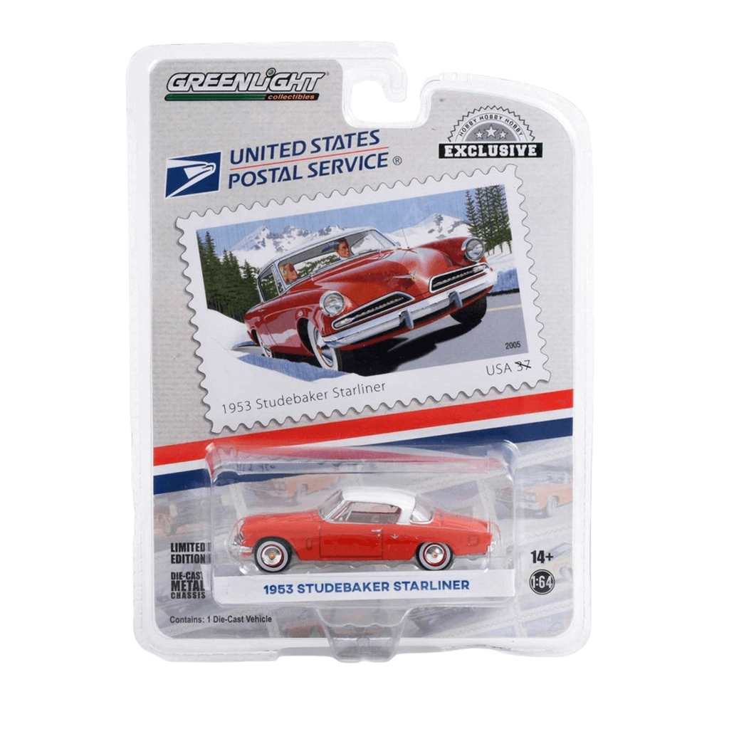 Studebaker Starliner 1953 - United States Postal Service (Usps) America On The Move: 50s Sporty Cars (Hobby Exclusive) Greenlight Makedonija