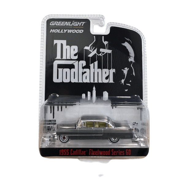 The Godfather (1972) 1955 Cadillac Fleetwood Series 60 Special Solid Pack Green Machine Greenlight Makedonija