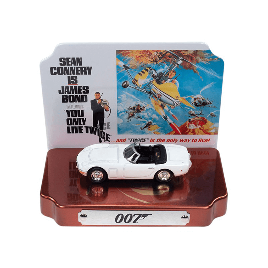 Toyota 2000 GT White 1967 James Bond #007 You Only Live Twice Johnny Lightning Makedonija