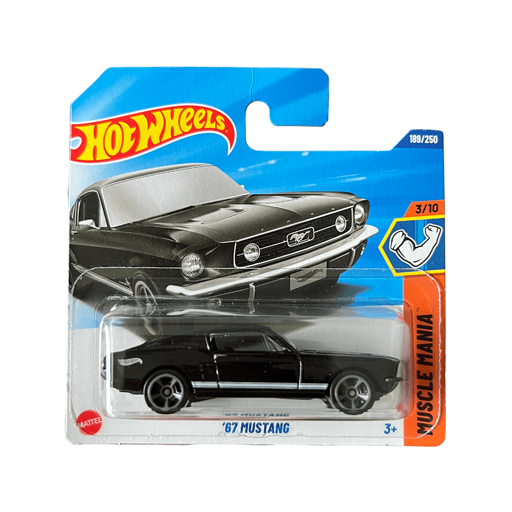 67 Mustang Black Hot Wheels MK