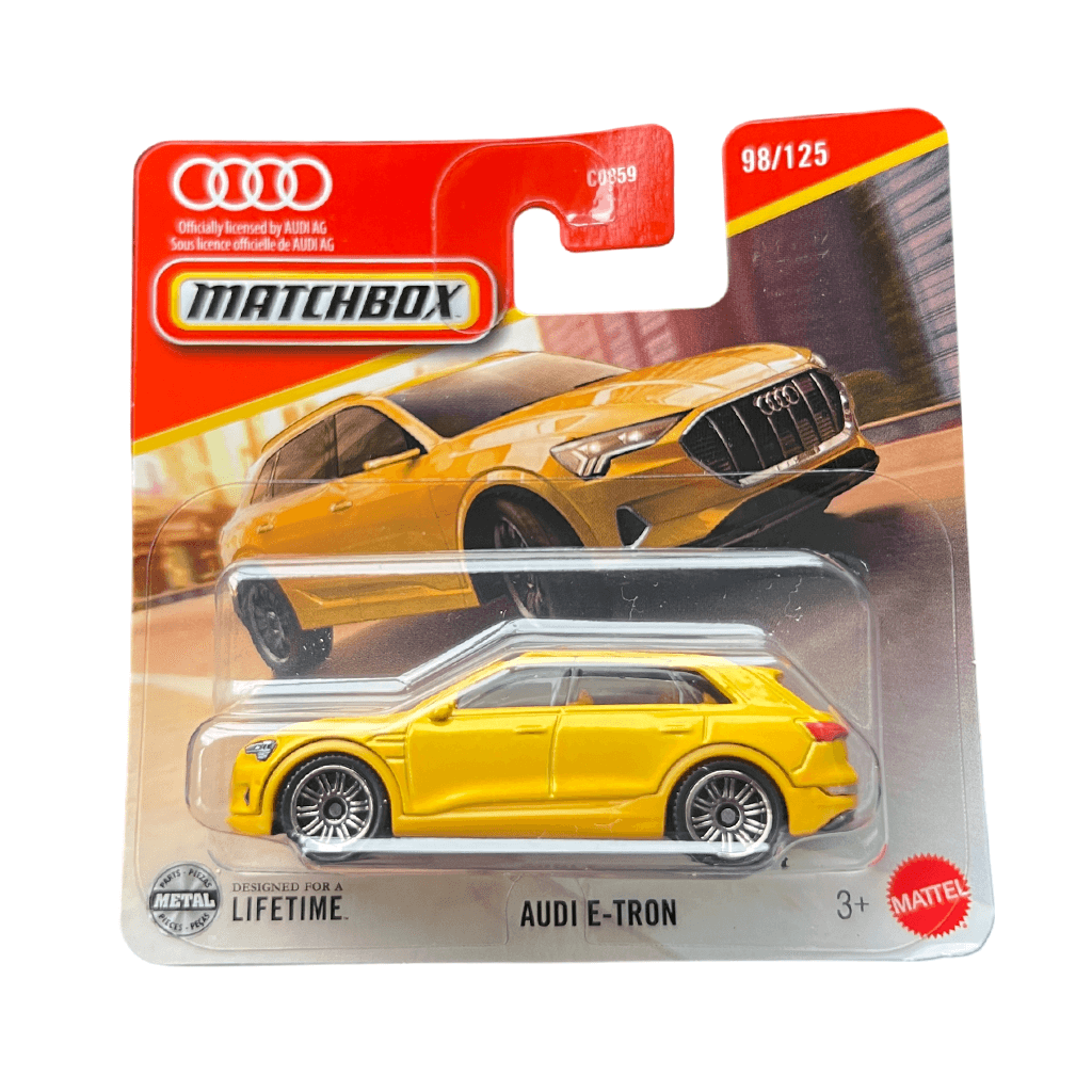 Audi E Tron Yellow Matchbox MK