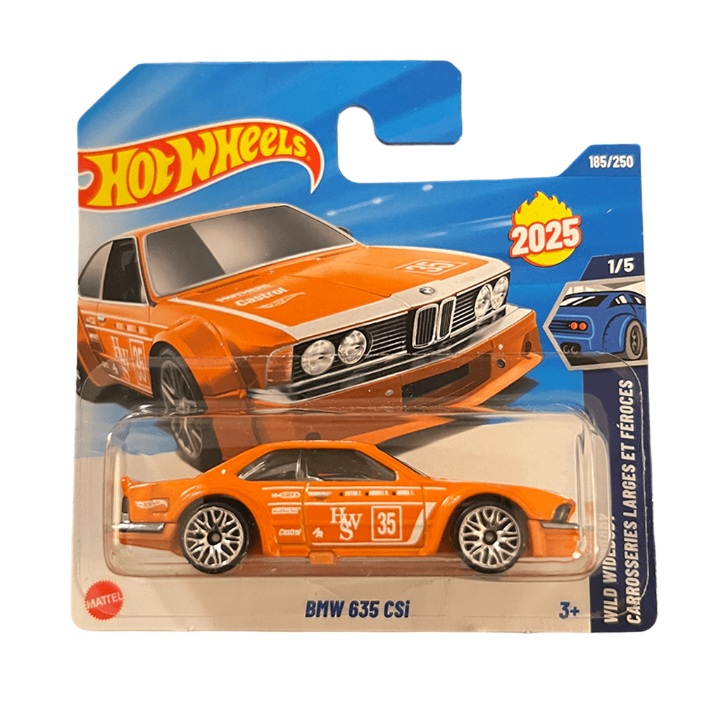 BMW 635 CSi Orange Hot Wheels MK
