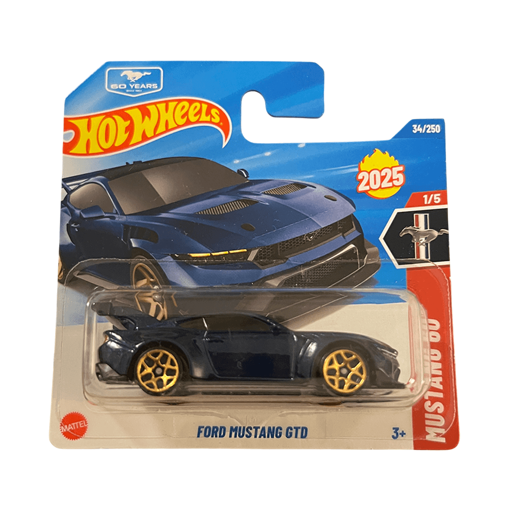 Ford Mustang GTD Blue Hot Wheels MK