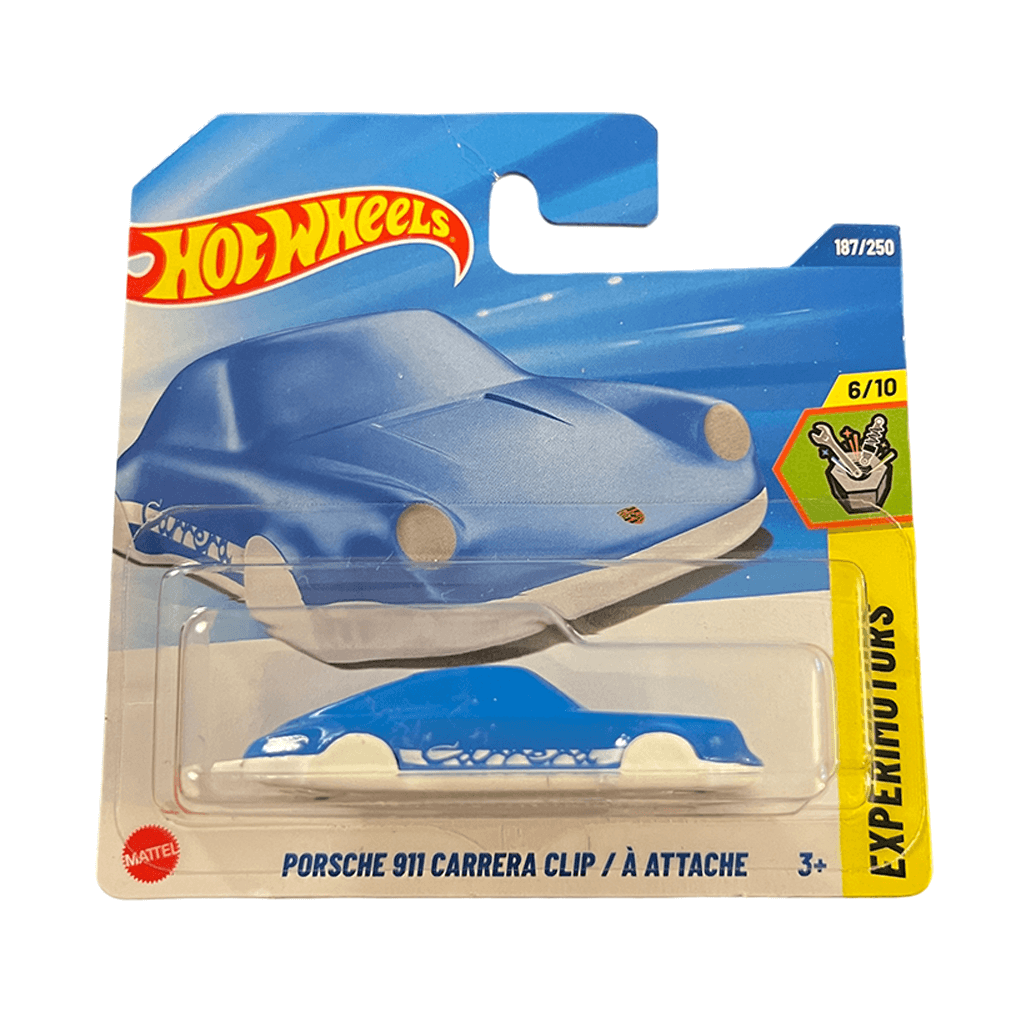 Porsche 911 Carrera Cup Blue White Hot Wheels MK