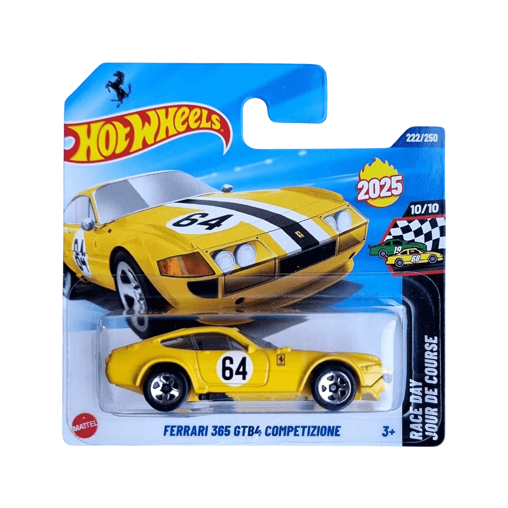 Ferrari 365 GTB4 Competizione Yellow Hot Wheels MK