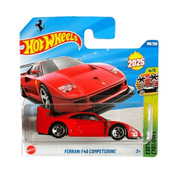 Ferrari F40 Competizione Red Hot Wheels MK