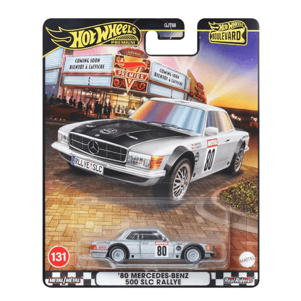 80 Mercedes Benz 500 SLC Rallye Premium Hot Wheels MK