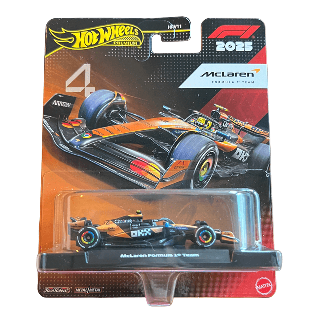 aMcLaren Formula 1 Team 4 Premium 2025 Hot Wheels MK