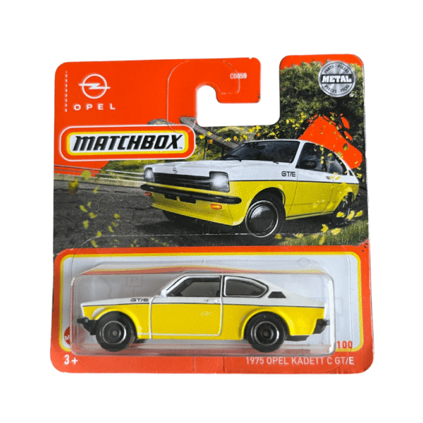 1975 Opel Kadett C GT/E Yellow/White